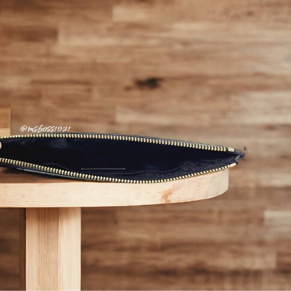 Michael Kors Wristlet in Black Embossed MK NWT - Picture 5 of 5